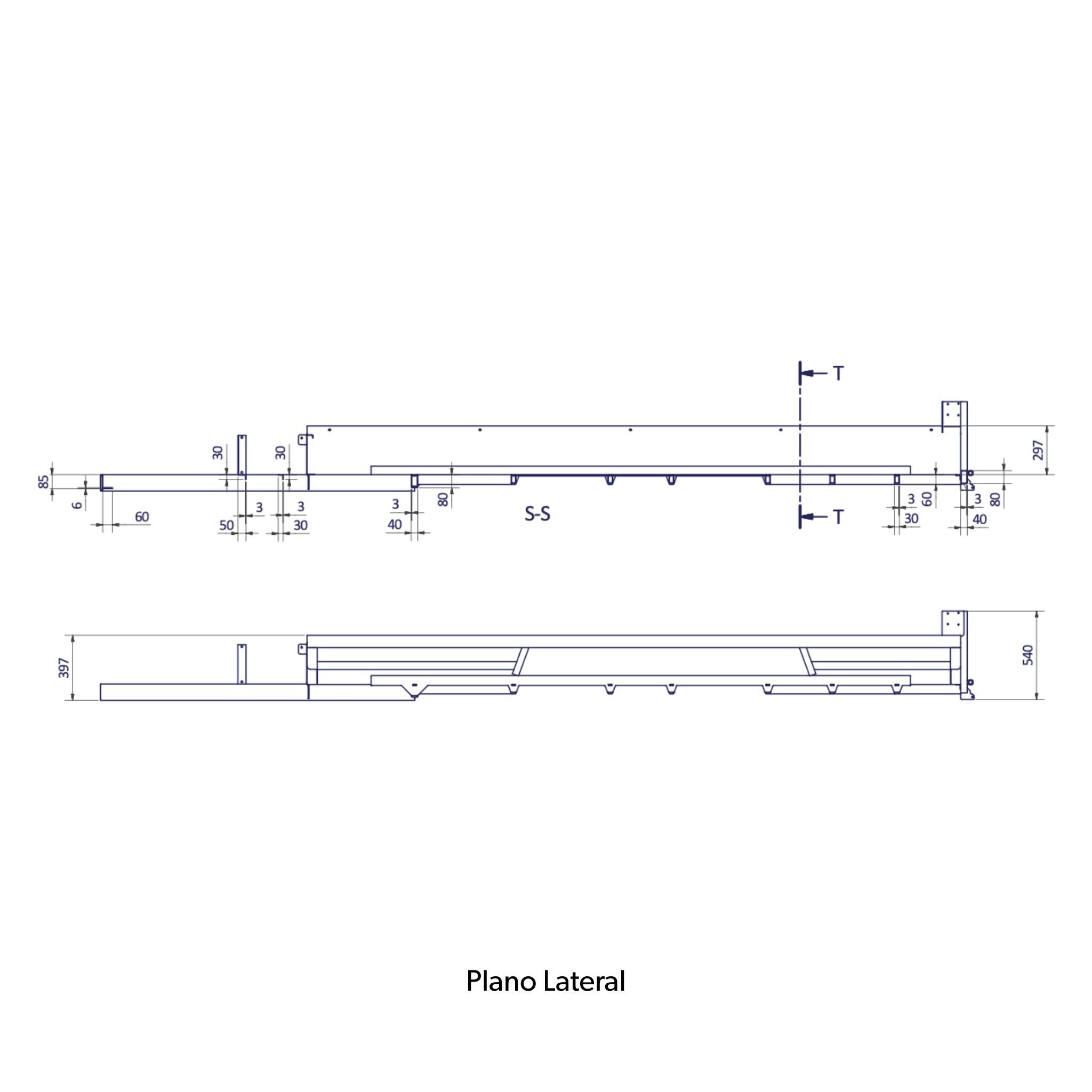 REMOLQUE DE CARGA I 4 m x 1,5 m - 2.620 Kg