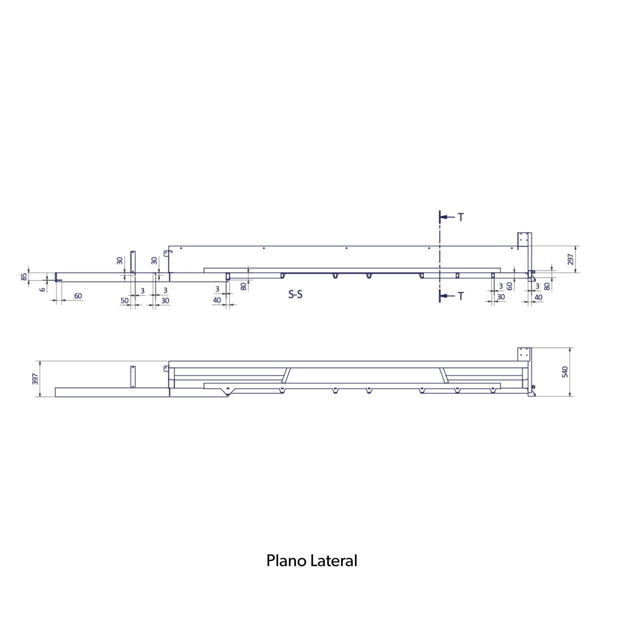REMOLQUE DE CARGA K 4 m x 1,8 m - 2.190 Kg
